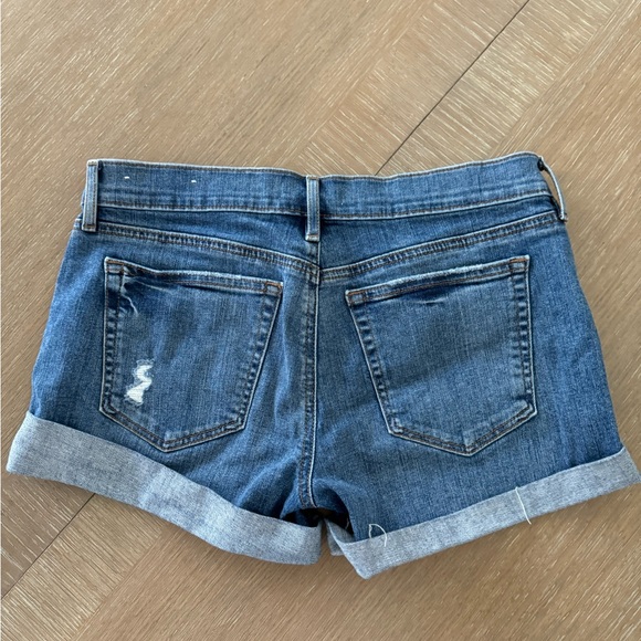 LOFT Denim Shorts Sz 27 medium wash - Picture 2 of 5